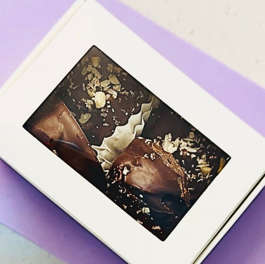 CHOCOLATE COATED PRUNES "A LOVE LETTER FROM EARTH"