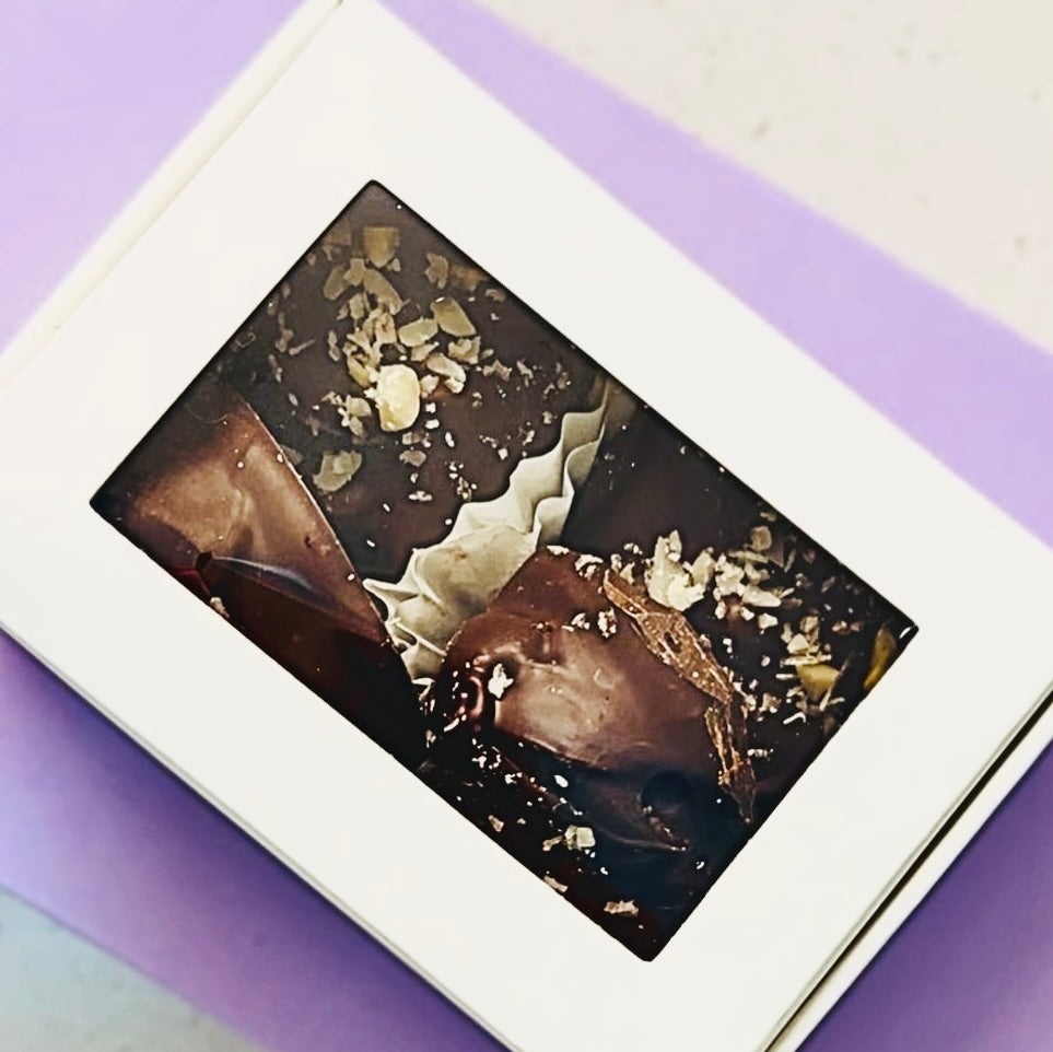 CHOCOLATE COATED PRUNES "A LOVE LETTER FROM EARTH"