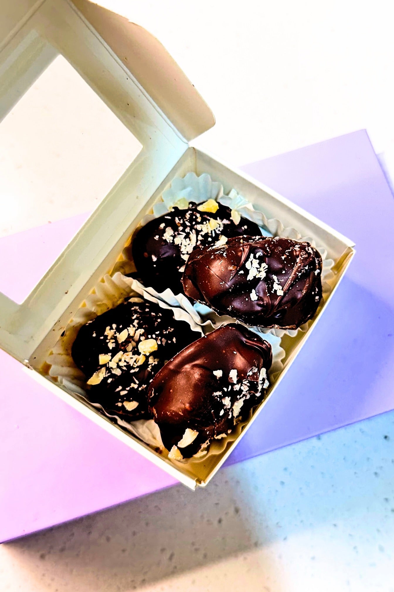 CHOCOLATE COATED PRUNES "A LOVE LETTER FROM EARTH"